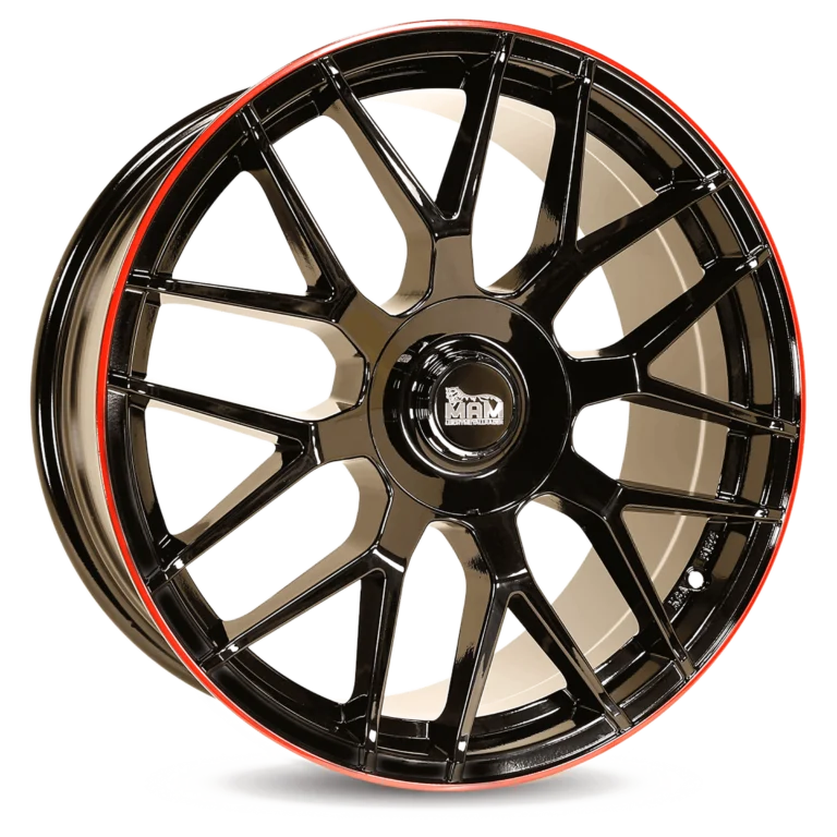 MAM GT1 BLACK PAINTED LIP RED