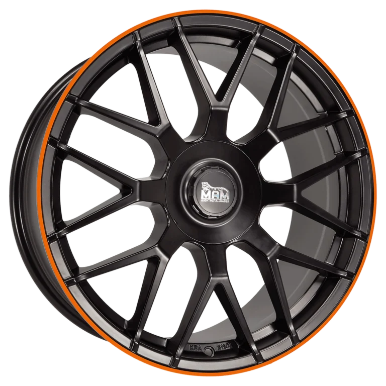 MAM GT1 MATT BLACK LIP ORANGE