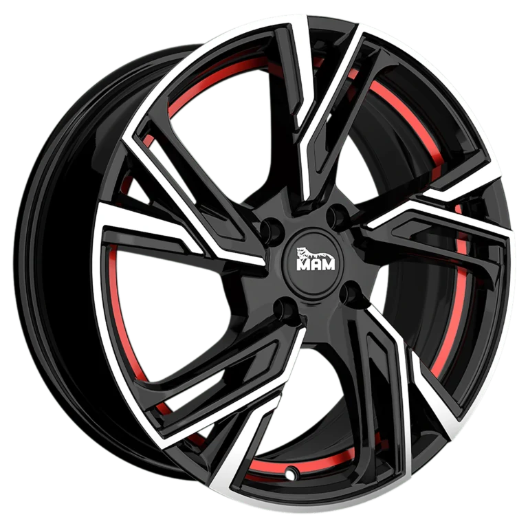 MAM RS5 BLACK FRONT POLISH RED INSIDE